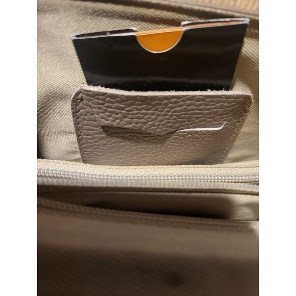 Valentino Alice Taupe leather bag, classic $1095 - Picture 6 of 12